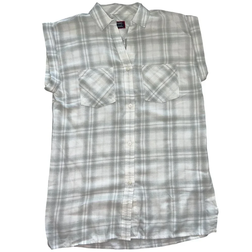 NWT women's UNTUCKit cap sleeve shirt‎ size 0 NEW